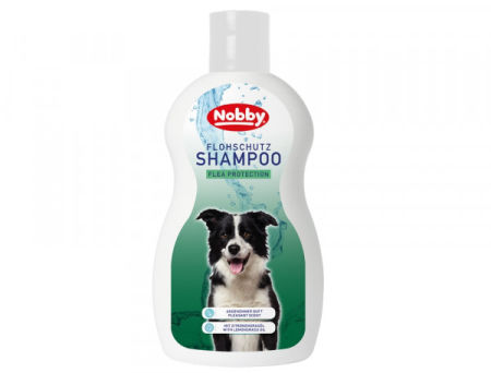 Szampon Flea Protection dla psów wszystkich ras Nobby 300 ml z olejkiem z trawy cytrynowej - przeciwpchelny