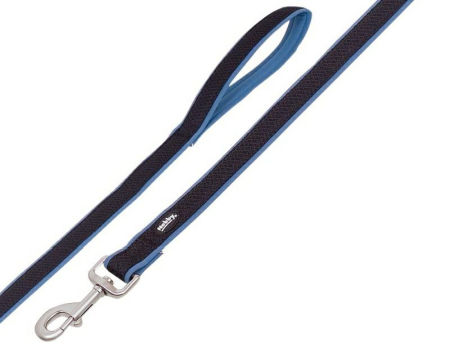 Smycz dla psa Nobby Mesh Preno L-XL 25/35mm ; 1,20m niebieska