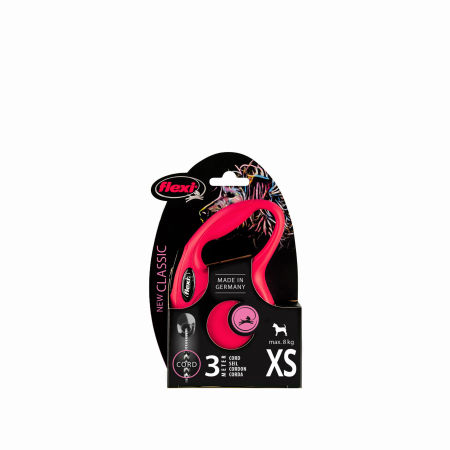 Smycz automatyczna Flexi New Classic XS linka 3m 8kg czerwona - Flexi zdjęcie 2