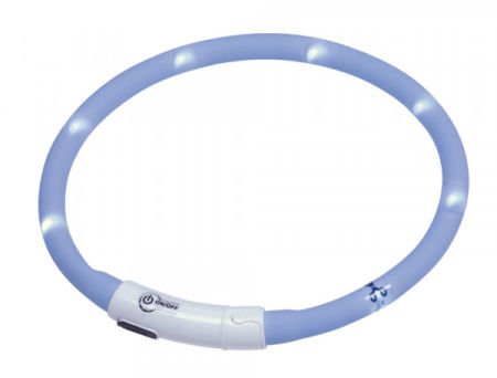 Obroża świecąca dla psa Led light rope Puppy Nobby Ø10mm x 45cm niebieska - Nobby zdjęcie 2