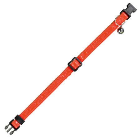 Obroża dla kota regulowana odblaskowa 