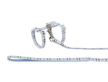 Szelki ze smyczą dla kota „Tartan