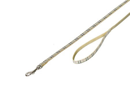 Smycz dla psa Nobby Tartan 10mm / 1,20m beżowa