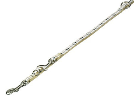 Smycz dla psa Nobby Tartan 10mm / 2,00m beżowa