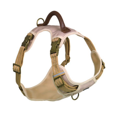 Szelki dla psa Nobby Sporty M 20mm; 35-55, 52-75cm beżowe