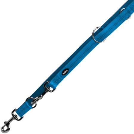 Smycz dla psa Nobby Soft Grup M-L 20mm / 2,00m jasnoniebieska (błękitna)