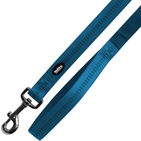 Smycz dla psa Nobby Soft Grup S 15mm / 1,20m jasnoniebieska (błękitna)