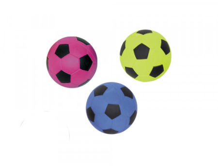 Zabawka dla psa Nobby Foam Rubber Soccer Ball Ø 9cm - pływająca piłka z pianki gumowej