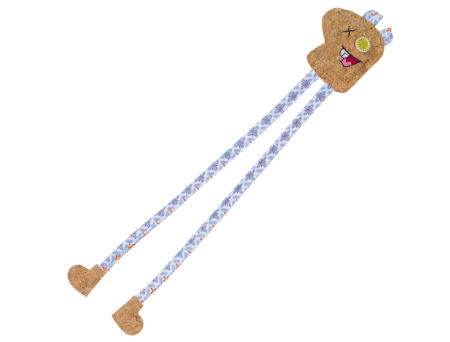 Zabawka dla kota z korka twarz z nóżkami i kocimiętką 39.5 cm Nobby