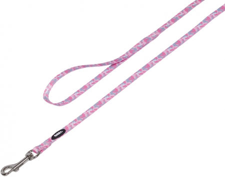 Smycz dla psa Nobby Camouflage 10mm / 1,20m różowa