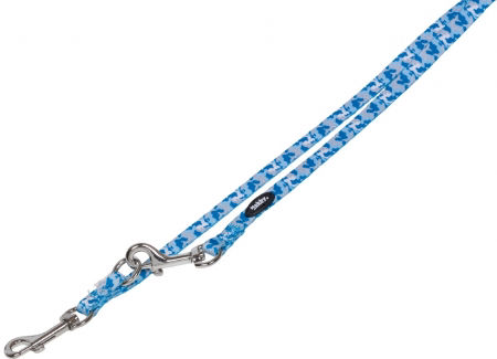 Smycz dla psa Nobby Camouflage 10mm / 2,00m jasnoniebieska