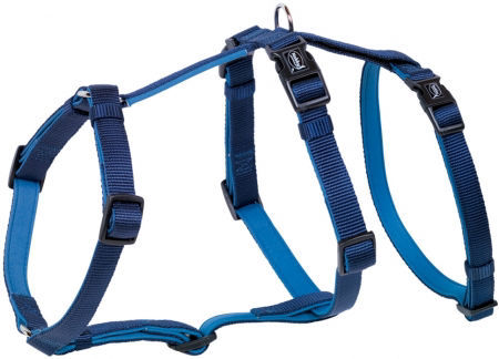 Szelki dla psa Nobby Turva XS-S 10mm; 24-34, 30-40 cm ciemnoniebieskie  (granatowe),  (antyucieczkowe)