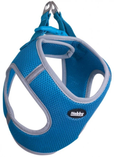 Szelki dla psa Nobby Delight Mesh XXS 20-25cm, 30-35cm jasnoniebieskie
