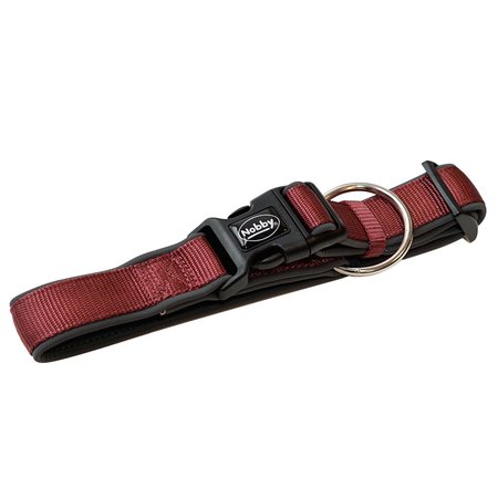 Wygodna Obroża dla Małego Psa Classic Preno XS-S 25-35 cm Bordowa od Nobby