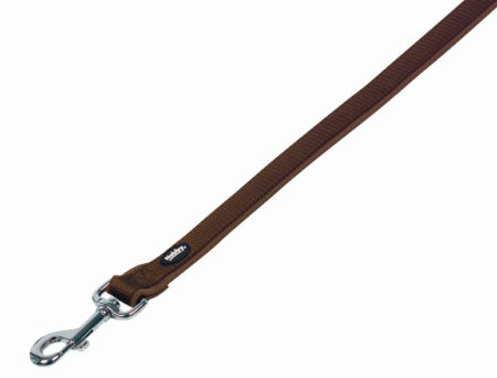 Smycz dla psa Nobby Classic Preno M-L 20/25mm ; 1,20m brązowa