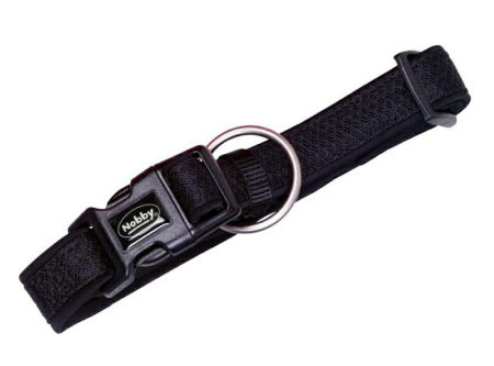 Obroża dla psa Nobby Mesh Preno XS 15/20mm, 20-30cm czarna