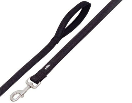 Smycz dla psa Nobby Mesh Preno XS-S 15/20mm ; 1,20m czarna