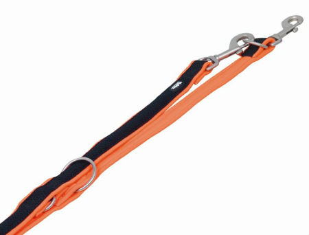 Smycz dla psa Nobby Mesh Preno XS-S 15/20mm ; 2,00m pomarańczowa