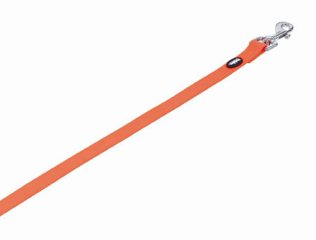 Smycz dla psa Nobby Cover M-L 20mm, 1,20m pomarańczowa (PVC)