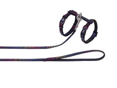 Szelki ze smyczą dla kota „Star