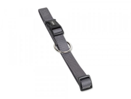 Obroża dla psa Nobby Classic L-XL 25 mm, 50-65 cm szara - lekka , miękka i wygodna