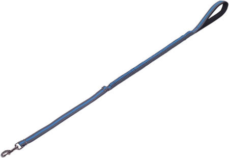 Smycz dla psa Nobby Variado M-L z amortyzatorem 20mm /1,1- 1,4m prosta niebieska