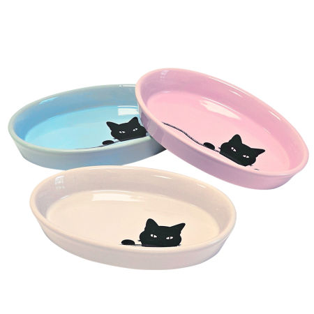 Miska ceramiczna Nobby "Wilson" dla kota owalna różowa  0,12 L  Ø 17x11x2,5cm - Nobby zdjęcie 2