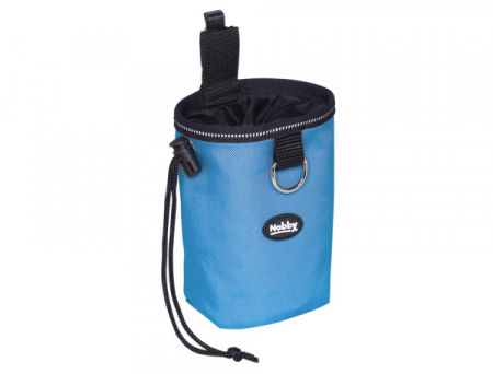 Nylonowa torebka - pojemnik na przysmaki dla psa lub kota Rio Nobby Ø 11x14cm w kolorze niebieskim