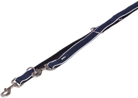Smycz dla psa Nobby Cayo XS-S 15/20mm; 2,00m granatowa
