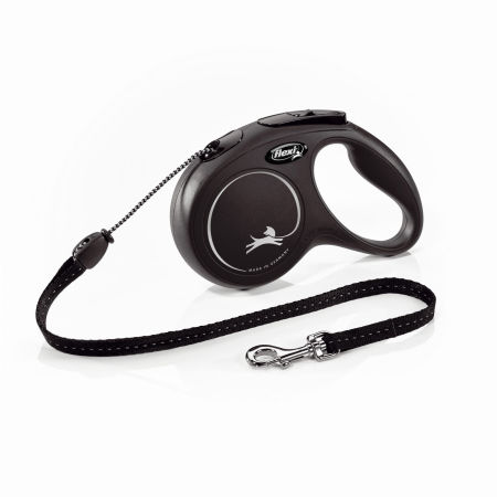Smycz automatyczna Flexi New Classic S linka 8m 12kg czarna