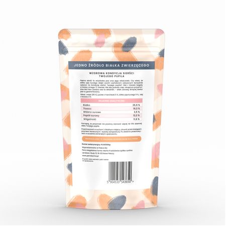 Perro Bon Bon 80g przysmaki z dodatkiem funkcyjnym indyk 85% - piękna sierść - bez gliceryny 