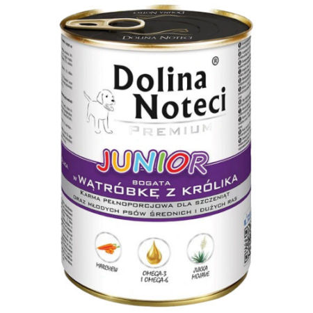 Dolina Noteci PREMIUM junior 400g królik