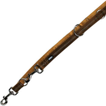 Smycz dla psa Nobby Soft Grup S 15mm / 2,00m brązowa