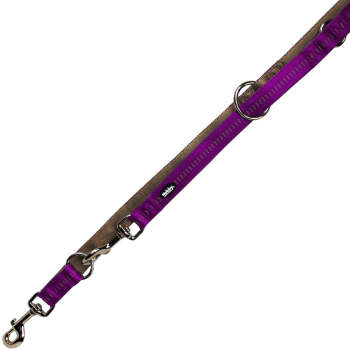 Smycz dla psa Nobby Soft Grup S 15mm / 2,00m fioletowa