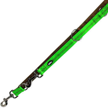 Smycz dla psa Nobby Soft Grup M-L 20mm / 2,00m zielona