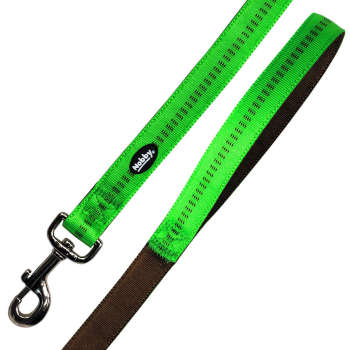 Smycz dla psa Nobby Soft Grup XS 10mm / 1,20m zielona