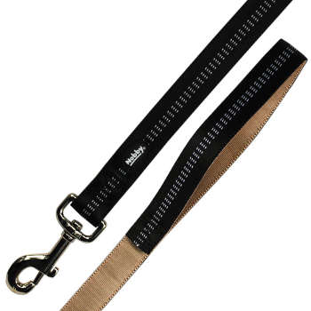 Smycz dla psa Nobby Soft Grup L-XL 25mm / 1,20m czarna