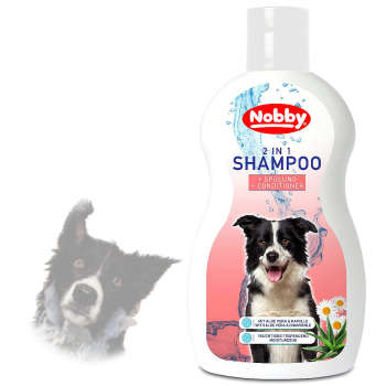 Szampon 2w1 dla psów wszystkich ras 300ml Nobby z odżywką ułatwiającą rozczesywanie