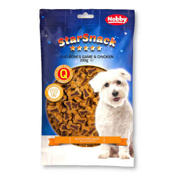 Przysmak dla psa Starsnack Duo Game & Chicken Nobby 200g - z kurczakiem i dziczyzną