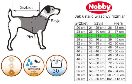 Ubranko Peleryna na deszcz dla PSA Nobby Rainy S - Nobby zdjęcie 3