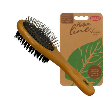 Szczotka dla PSA KOTA ZWIERZĄT dwustronna Nobby rozmiar S