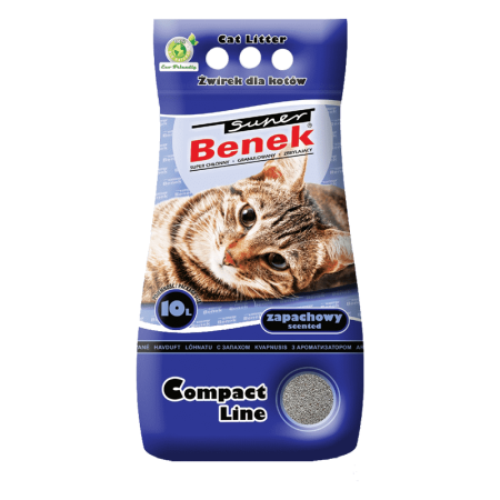 Żwirek dla kota Super Benek COMPACT MORSKA BRYZA 10l
