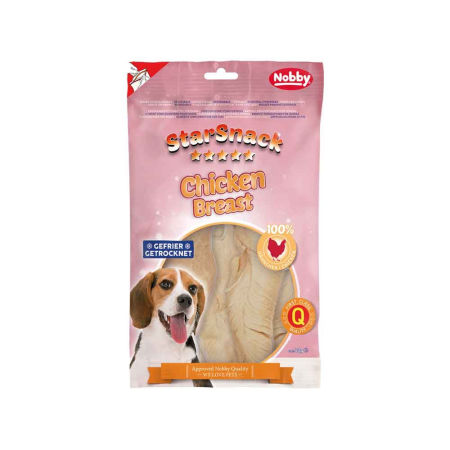 Przysmak dla psa Starsnack Chicken Breast Nobby 40g - piersi z kurczaka 100% liofilizowane - Nobby zdjęcie 1