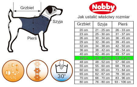 Ubranko kurtka z odblaskami dla psa Nobby Marisha L/XL - Nobby zdjęcie 3