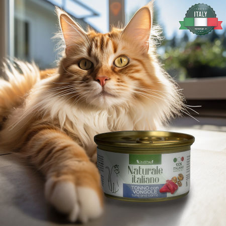 UniPro Unicamente Naturale Italiano karma dla kota 85g tuńczyk z małazmi w sosie własnym - UniPro zdjęcie 1