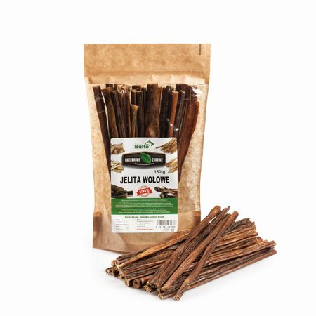 Balto przysmak dla psa - 100% jelita wołowe 150g