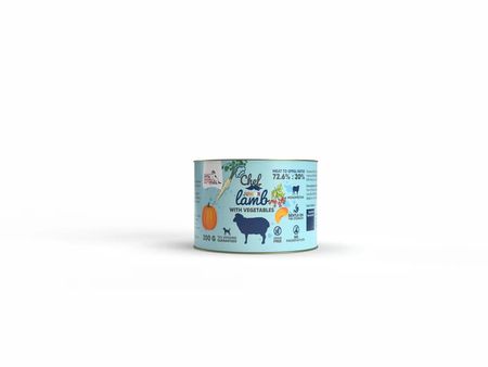 Syta Micha CHEF Junior monoproteinowa mokra karma dla szczeniąt 200g - jagnięcina z warzywami