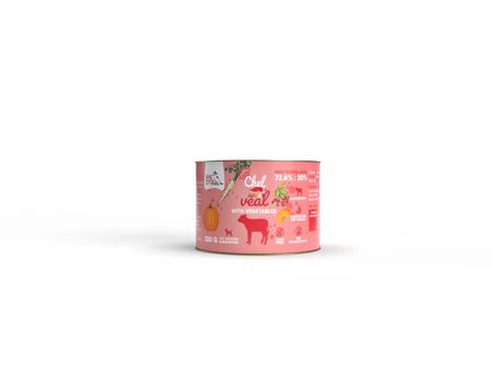 Syta Micha CHEF Junior monoproteinowa mokra karma dla szczeniąt 200g - cielęcina z warzywami