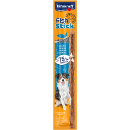 Vitakraft beef stick przysmak - miękki, rybne patyczek z łososiem 1szt (12g)