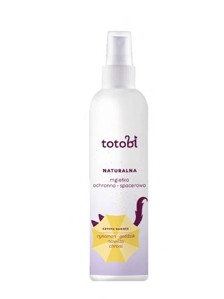 Totobi Naturalna mgiełka ochronno-spacerowa Cynamon - Goździk 100 ml dla psa i kota - wegański hypoalergiczny spray tworzący zapachową barierę, której bardzo nie lubią owady i kleszcze